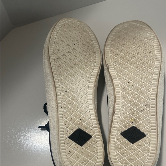 Sperry Black Sneakers with White Soles / Like New - Picture 5 of 5